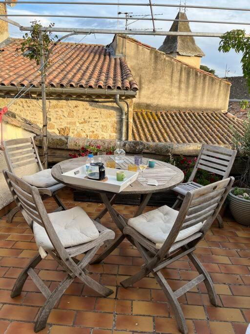 Charming Village House With Roof Top Terrace! Thezan-les-Beziers エクステリア 写真